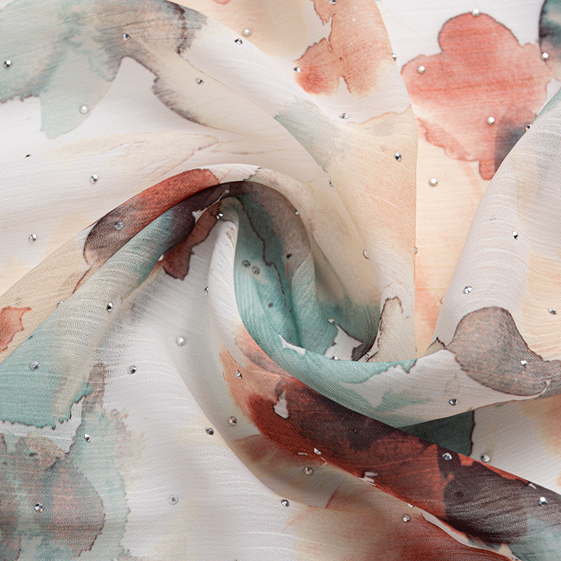 Tissus pour textiles de maison/pyjama en mousseline, satin, imitation soie